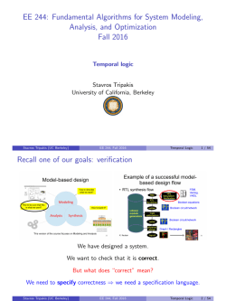 Temporal logic - University of California, Berkeley
