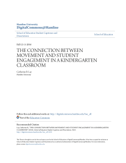 the connection between movement and student engagement in a