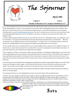 Sara The Sojourner - St Stephens Bethlehem United