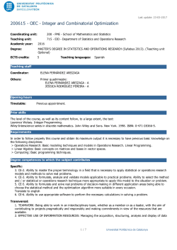Integer and Combinatorial Optimization