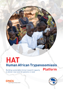 Human African Trypanosomiasis Platform