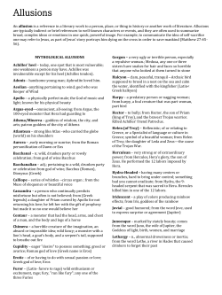 Allusions