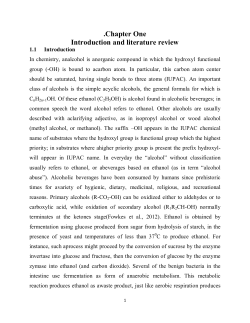 Chapter One Introduction and literature review