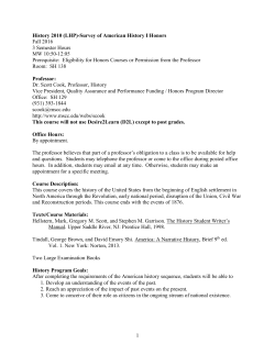 Syllabus - Motlow State Community College