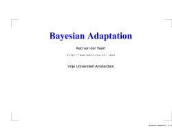 Bayesian Adaptation