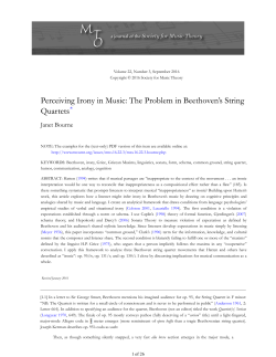 Perceiving Irony in Music: The Problem in