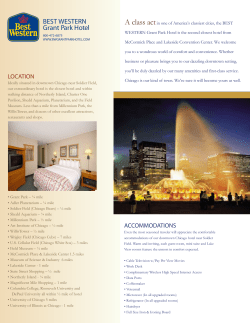 Downtown Chicago Hotel E-Brochure