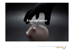 Expropriation - Investment Policy Hub