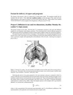 Project 5, diffusion, PDF file