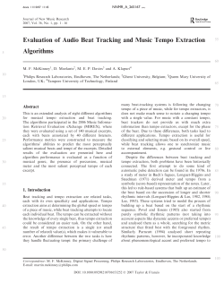 Evaluation of Audio Beat Tracking and Music Tempo Extraction