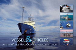 vessels vehicles - Woods Hole Oceanographic Institution