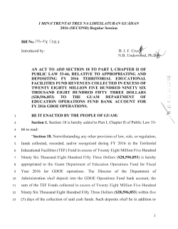 Bill No. 295-33 (COR)