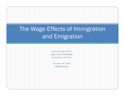 The Wage Effects of Immigration and Emigration