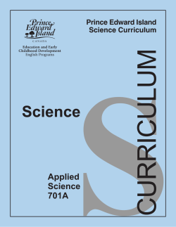 Applied Science 701A