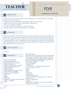 aqUatic ecOsysteMs