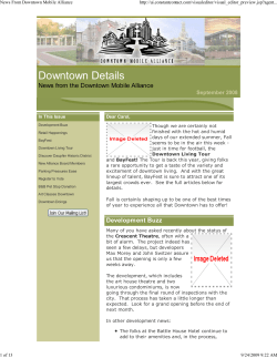 News From Downtown Mobile A