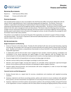 job description - Greater Victoria Public Library