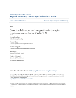 Structural disorder and magnetism in the spin