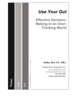 Use Your Gut