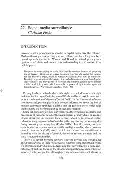 Internet surveillance