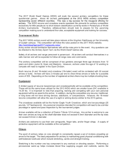 Tournament Rules Equipment Fitness