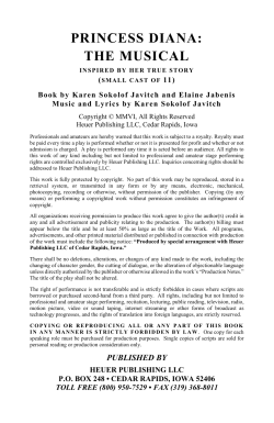 princess diana: the musical