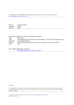 Downloaded from UvA-DARE, the institutional repository of the