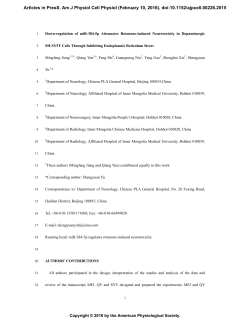 Down-regulation of miR-384-5p Attenuates Rotenone - AJP-Cell