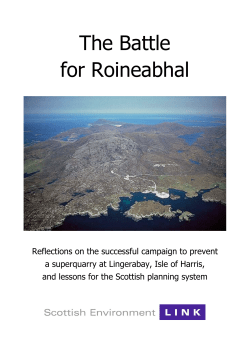 The Battle for Roineabhal - Scottish Environment LINK