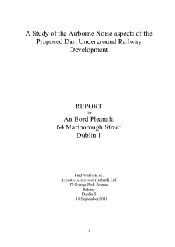 NA0005 - Assessment of Airborne Noise