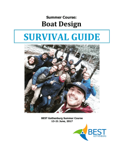 survival guide - BEST Gothenburg