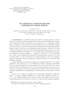 ON ARNOLD`S CONJECTURE FOR SYMPLECTIC FIXED POINTS