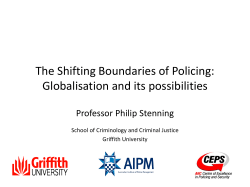Plural Policing - Australian Institute of Police Management