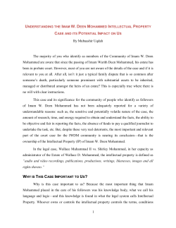 understanding the imam w. deen mohammed