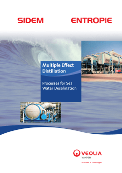 Brochure MED ENG - Veolia Water Technologies