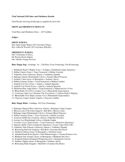 33rd National Show and Trial 2005
