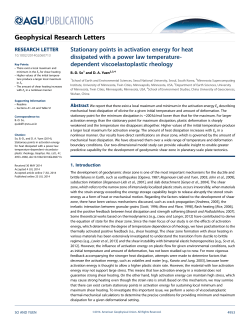 Stationary points in activation energy for heat dissipated with a
