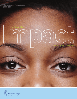2009-2010 - Spelman College