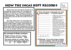 How the Incas kept records2