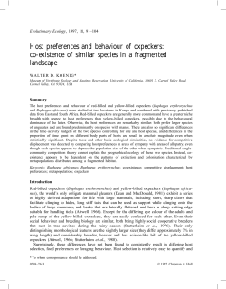 Host preferences and behaviour of oxpeckers: co