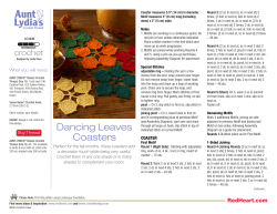 Dancing Leaves Coasters