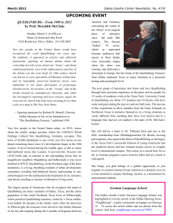 Quedlinburg 1989 - 2012