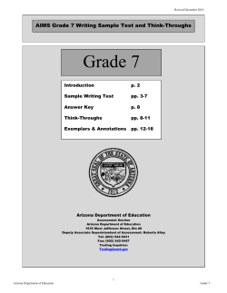 Sample Test - TUSD Stats
