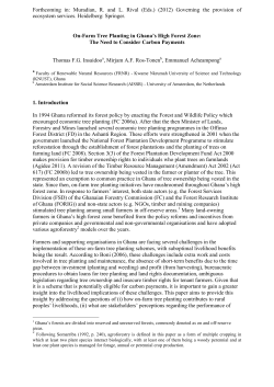 Insaidoo et al. - University of Amsterdam