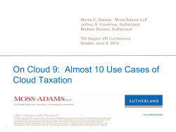 On Cloud 9: Almost 10 Use Cases of Cloud