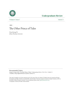 The Other Prince of Tides - Digital Commons @ IWU