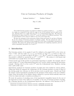 Cuts in Cartesian Products of Graphs