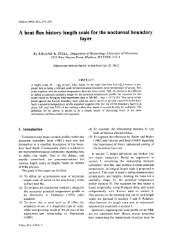 A heat-flux history length scale for the nocturnal boundary layer