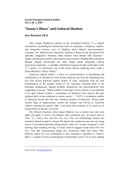 "Sonny`s Blues" and Cultural Shadow