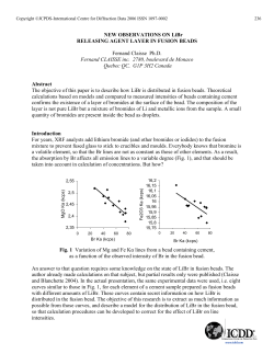 new observations on libr releasing agent layer in fusion beads